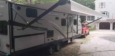 My RV with Awning out