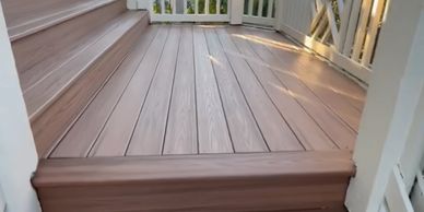 Decks and Stairs Repair and Stain.