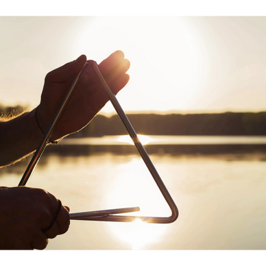the triangle that is chimed during the final roll call.