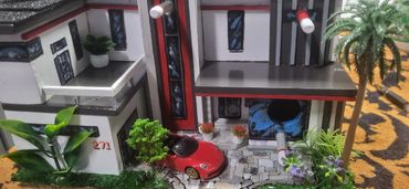 1:64 scale seaside mansion