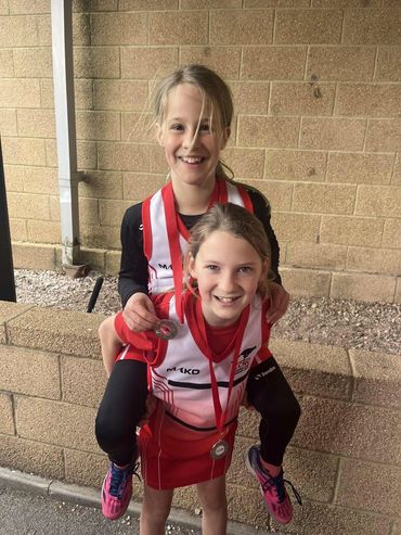 Girls loving their netball