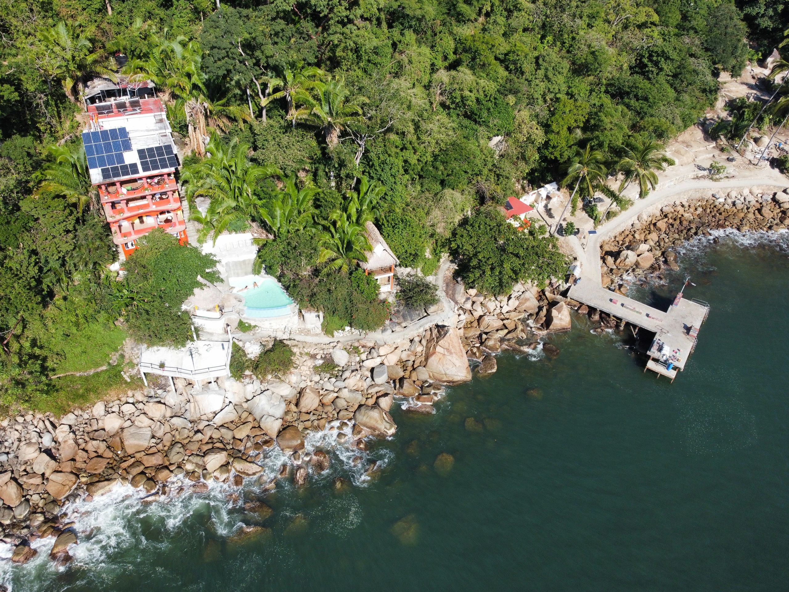Hoteles con alberca en Yelapa, hoteles en Yelapa - Casa Bahía Bonita