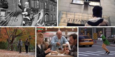 Collage of classic movie scenes featuring iconic characters and moments.