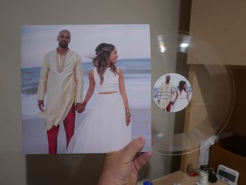 Custom Made Vinyl Record Clear LP package