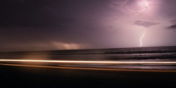Destin, Florida thunderstorms