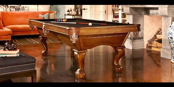 Antique pool tables