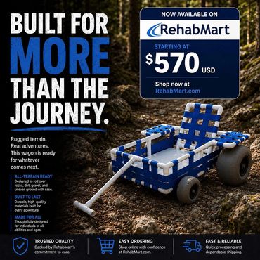 All-terrain wagon by RehabMart priced at $570 USD.