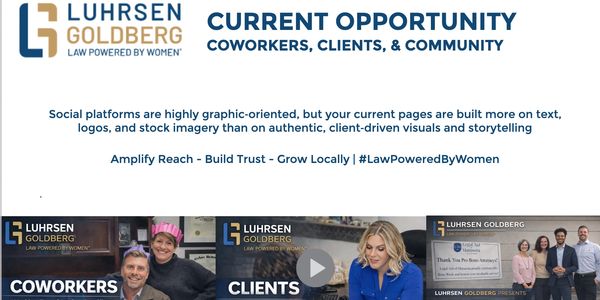 Luhrsen Goldberg promotes authentic visuals and storytelling to build trust and grow locally. Prosper Media Services