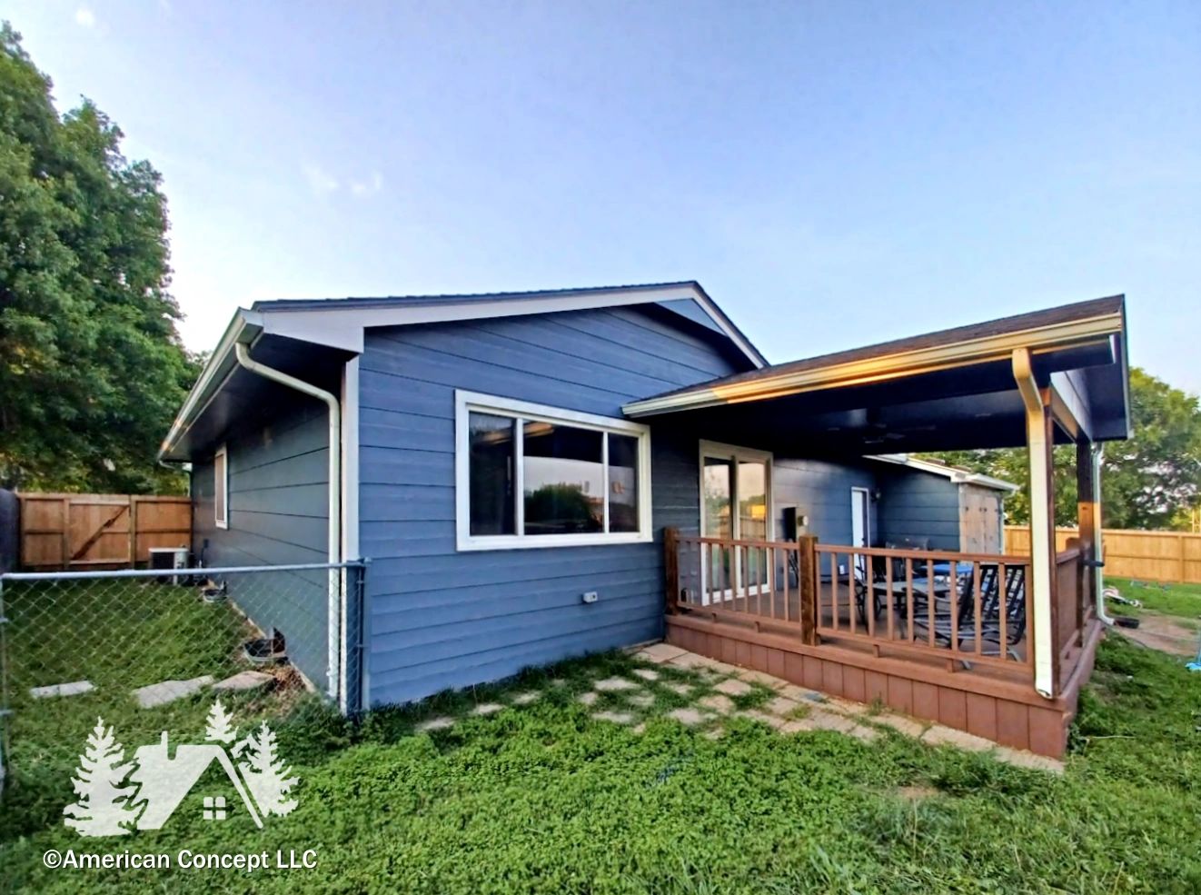 Exterior painting with Sherwin-Williams paint on a residential home near Wichita, KS.