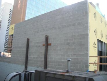 block work restaurant renovation