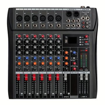 6 channel mixer rental, 8 channel mixer rental, live sound mixer rental, production mixer rental