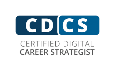 certified digital career strategist in black letters