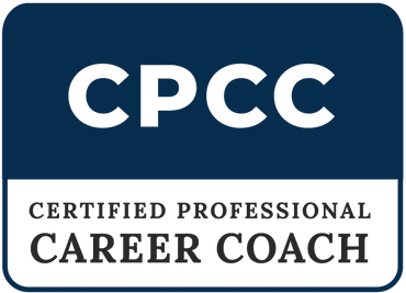 certified professional career coach in black letters