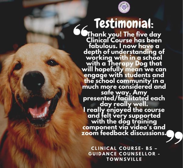 therapy dog training course review