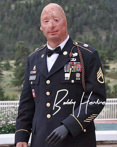Bobby Henline dress uniform