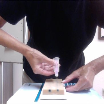 Physics & Math determine the grip strength on the needle and the needle angle of insertion.