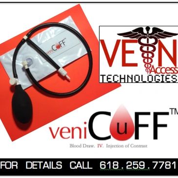An image of the new STEM tool - the veniCuff - to replace the tourniquet.
