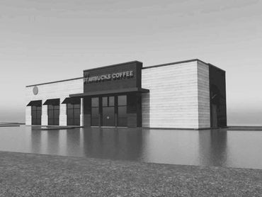 Oregon Commercial Experienced Architecture Design, Shell Building for Developer, Starbuck Coffee,