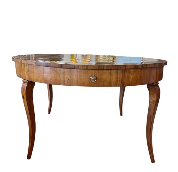 19th Century Italian Walnut Center or Dining Table