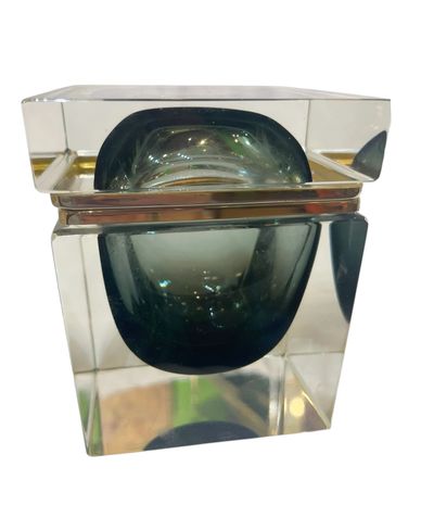 Sommerso Murano Glass Box