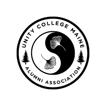The Unity College Maine Alumni Association logo created by Jen Knight, Class of 2004