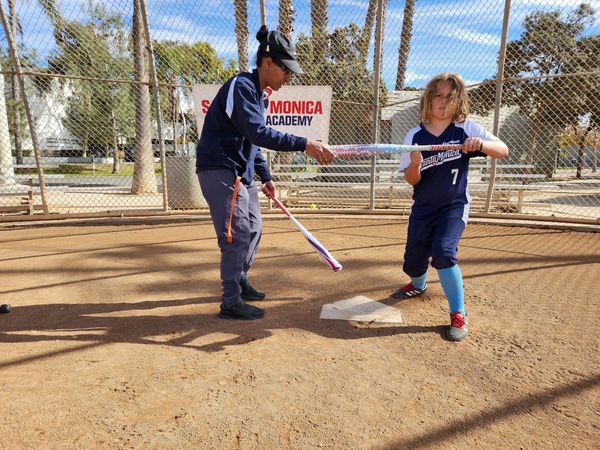 Hitting lessons with Santa Monica Softball Academy