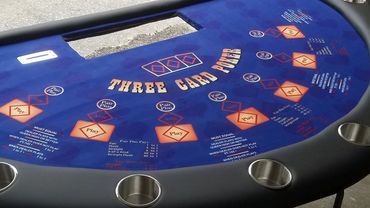 Planet Gaming Entertainment - Custom Game Table - 3 Card Poker