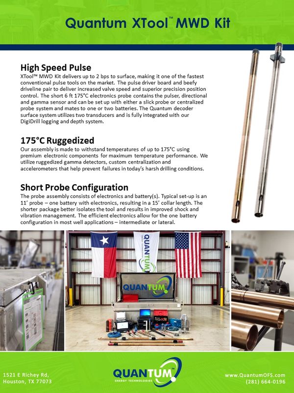Pulse MWD Kits - new drilling technology