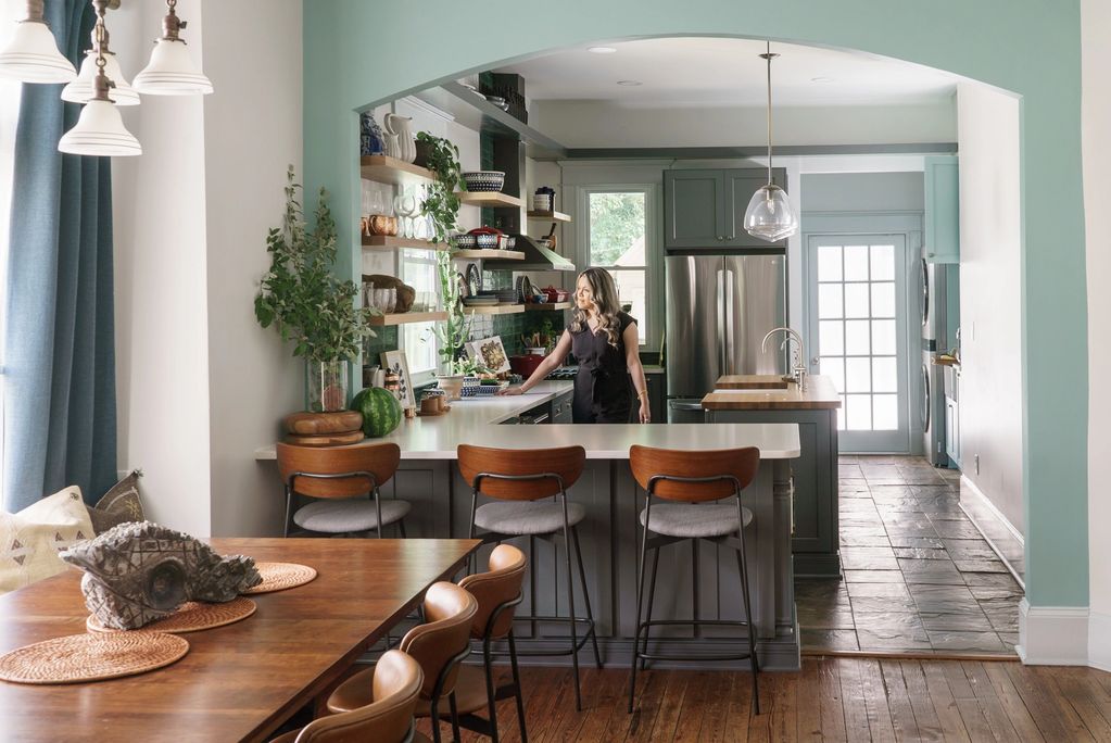 Photo showing the interior architecture redesign honoring house's historic value and authenticity.