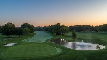 Drone Photo Golf Course 