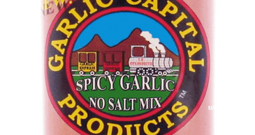 GARLIC CAPITAL PRODUCTS SPICY GARLIC NO SALT LABEL