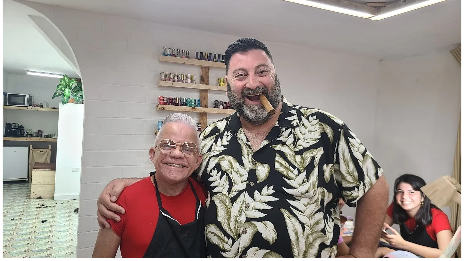 Sr. Pedrito, my hair stylist in Cuba.