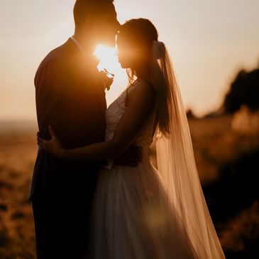 Experience beautiful sunsets at Manhay Farm- perfect for wedding photographs!  