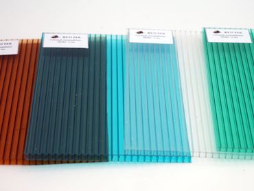 Сотовый поликарбонат-Разные цвета