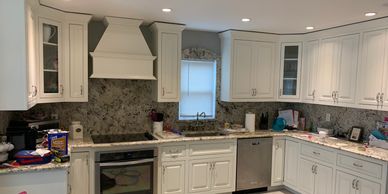 Kitchen Repainting. Cabinet Remodel