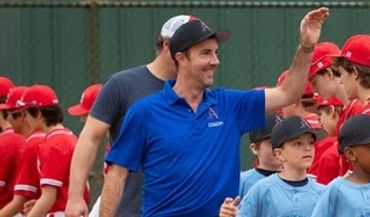 custom embroidered hat and coaches t shirt for Alexandria little league