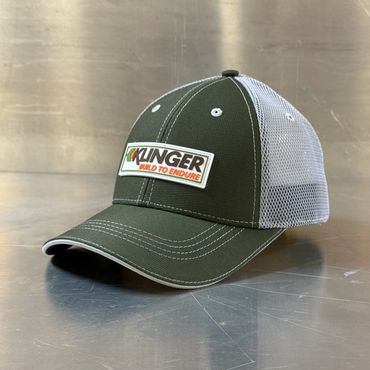 custom company caps decorated with rubber patch, trucker mesh back caps Minneapolis, Rochester