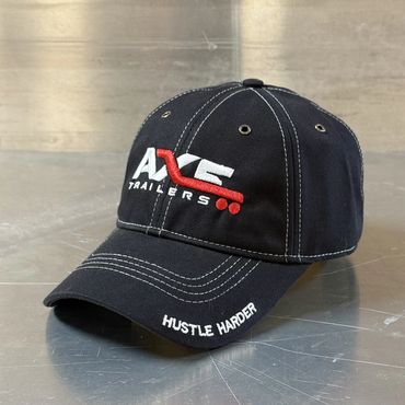 old 218 style 3000 dad hat custom embroidery trailer company hats custom ag hats