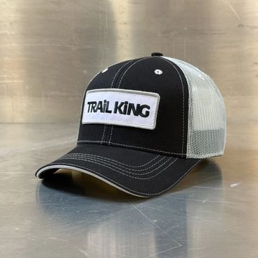 bulk company hats mesh back black twill with grey mesh, high profile, old 218 custom headwear