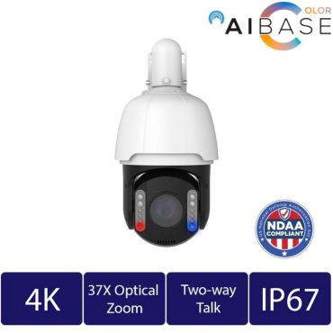 4K AI security camera with 37X zoom and two-way talk.