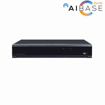 Black electronic device with USB port and indicators.