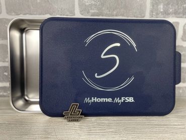 Farmers State Bank Monogram Cake Pan