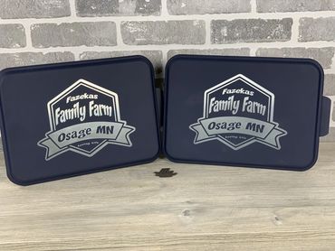Fazekas Family Farm Navy Cake Pan in Osage, Minnestoa