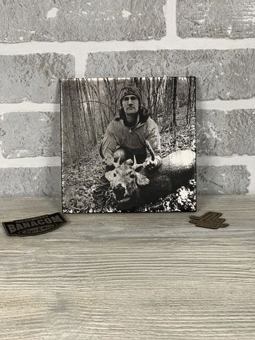 Custom Laser Etched Photo Tile
