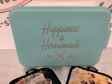 Cake Pan with Laser Engraved Lid Made in the USA from start to finish