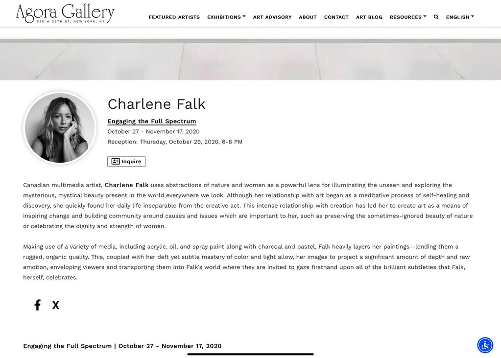 AGORA GALLERY NEW YORK 2020
