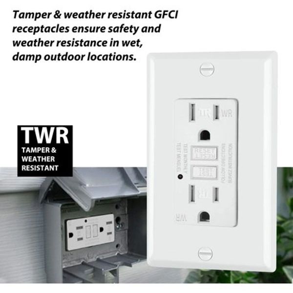 a picture of a white wall outlet with the words twr on it