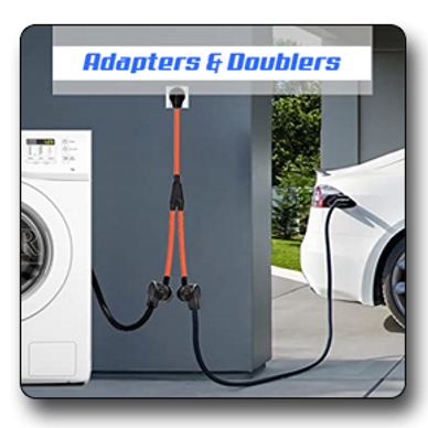 Adapters, Splitters, and Doublers
for use with Portable EV Charging Stations.