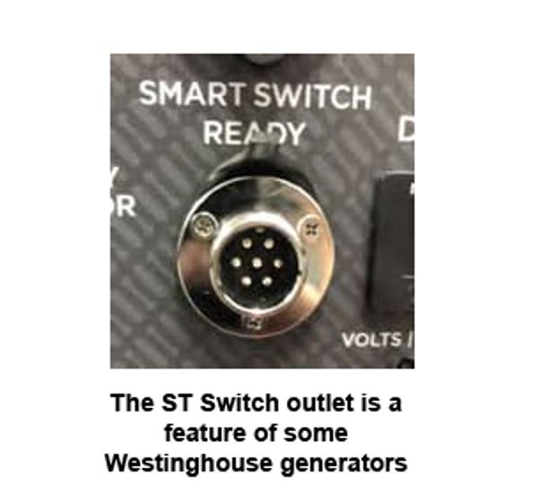 The ST Switch outlet is a feature of some Westinghouse generators
