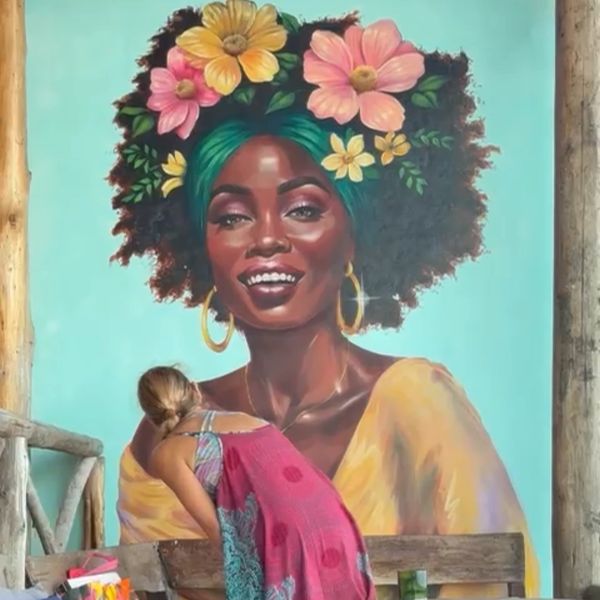 Mural of an African Woman